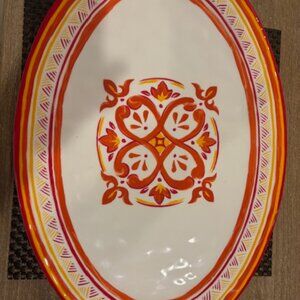 Bobby Flay Melamine Serving Platter 20" x 14" New